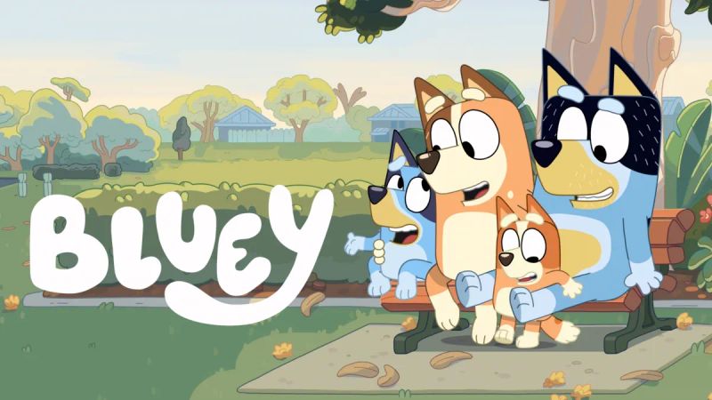 bluey desenhos que ensinam ingles