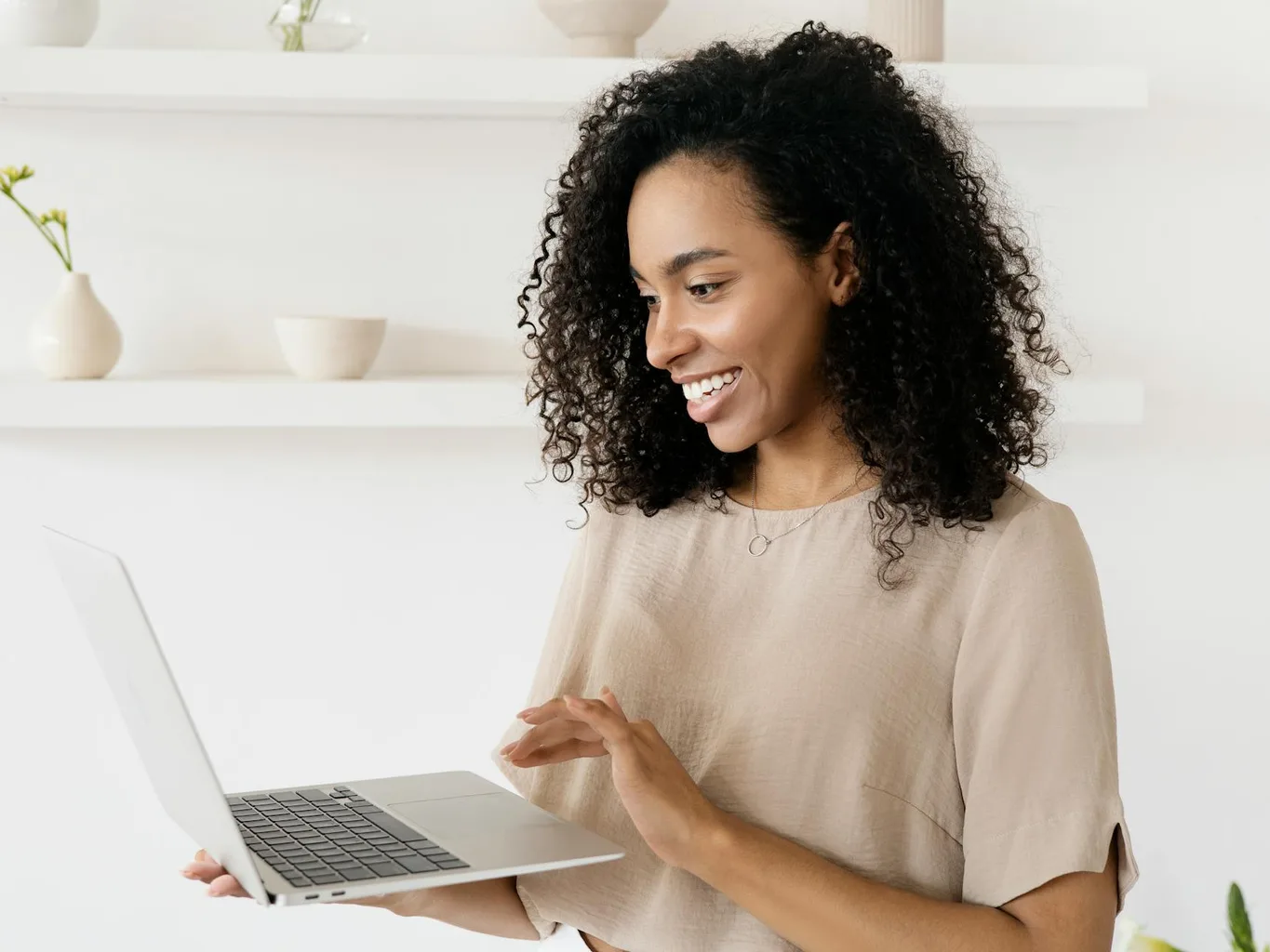 Plano de estudos personalizado no laptop