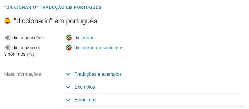 dicionario espanhol online portugues