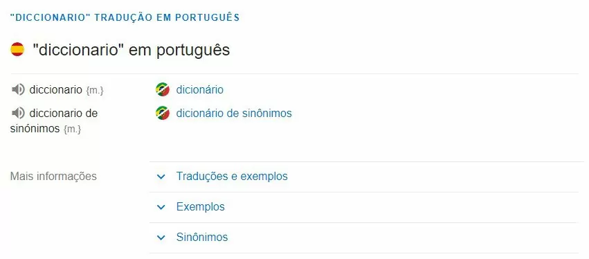 dicionario espanhol online portugues